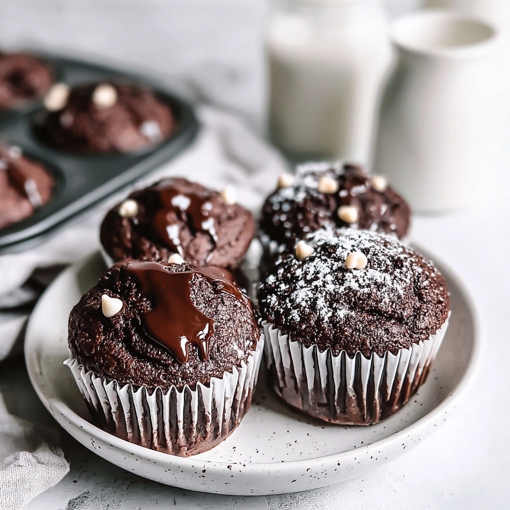 Double Chocolate Espresso Muffins Recipe - Recipe Image