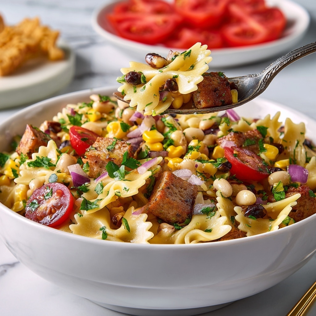 Cowboy Pasta Salad Recipe - Recipe Image