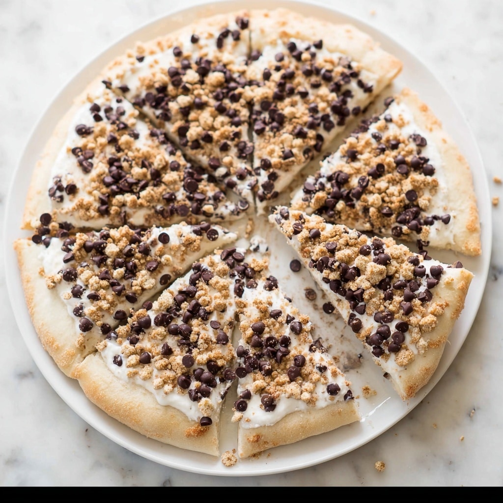 Chocolate Chip Dessert Pizza Recipe - Recipe Image