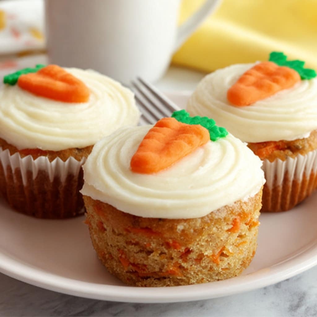 Nana's Carrot-Pineapple Cupcakes Recipe - Recipe Image