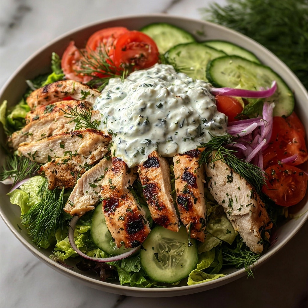 Tzatziki Chicken Salad Recipe - Recipe Image