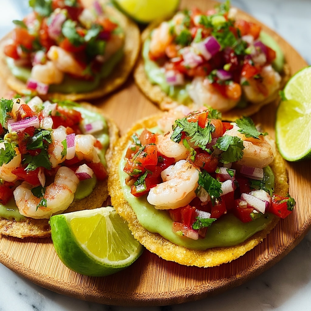 Citrus Shrimp Ceviche Tostadas Recipe - Recipe Image