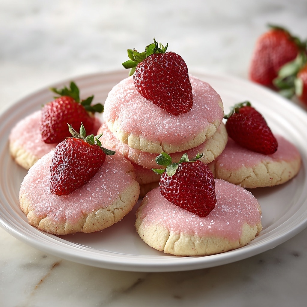 Strawberry Kiss Cookies Recipe - Recipe Image