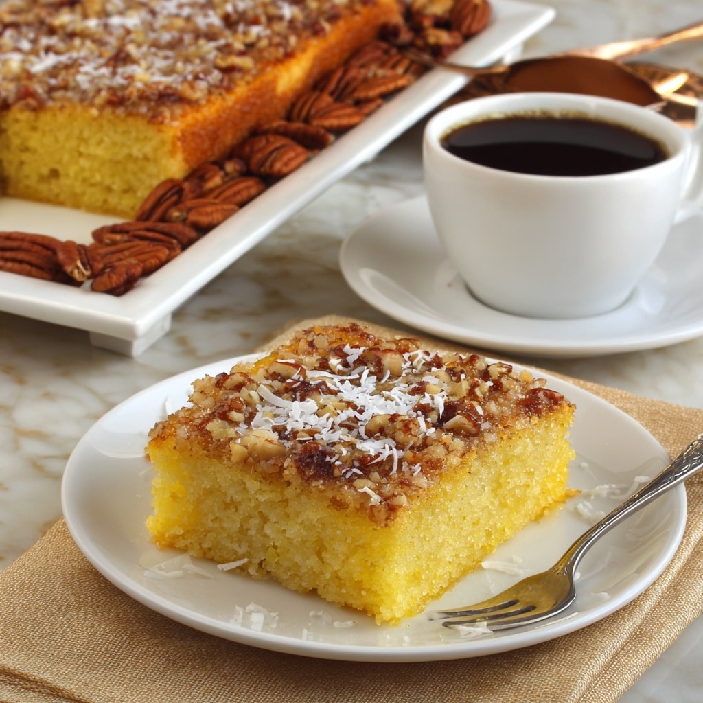 Upside-Down Georgia Pecan Cake Recipe - Recipe Image