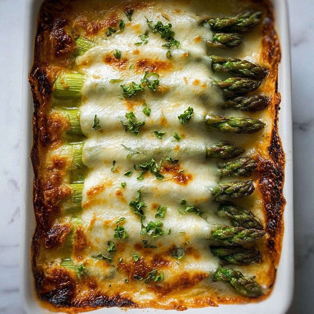 Cheesy Asparagus Casserole Recipe - Recipe Image