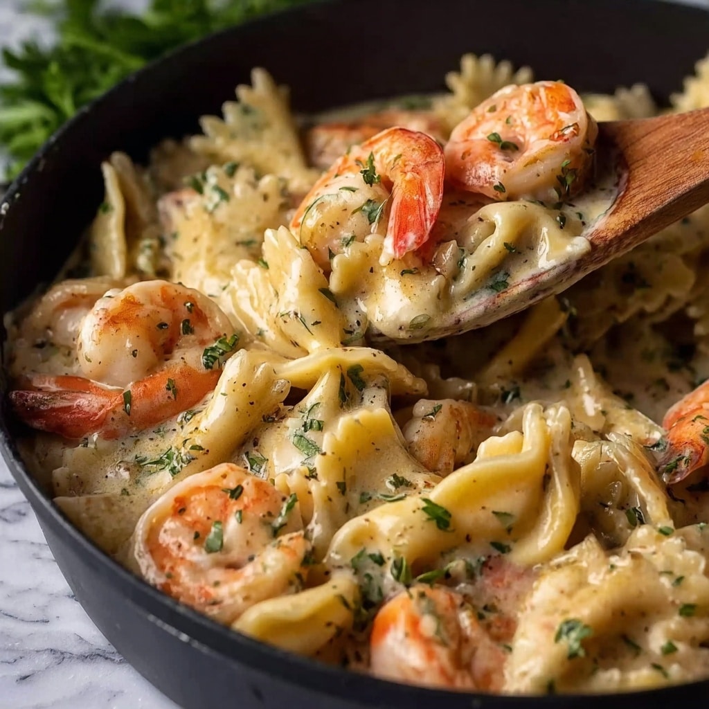 Creamy Jamaican Shrimp Rasta Pasta Recipe - Recipe Image