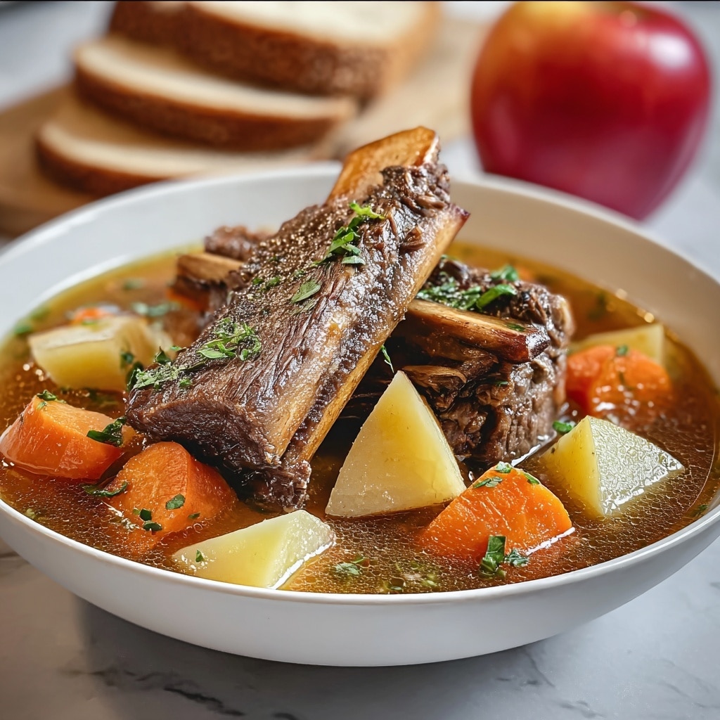 Apple Carrot Beef Rib Soup Recipe - Recipe Image