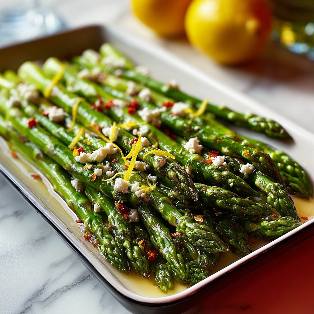 Grilled Asparagus with Lemon Zest Recipe - Recipe Image