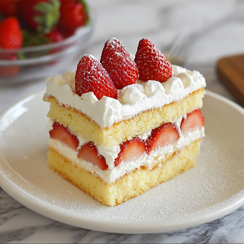 Japanese Strawberry Shortcake Recipe - Recipe Image