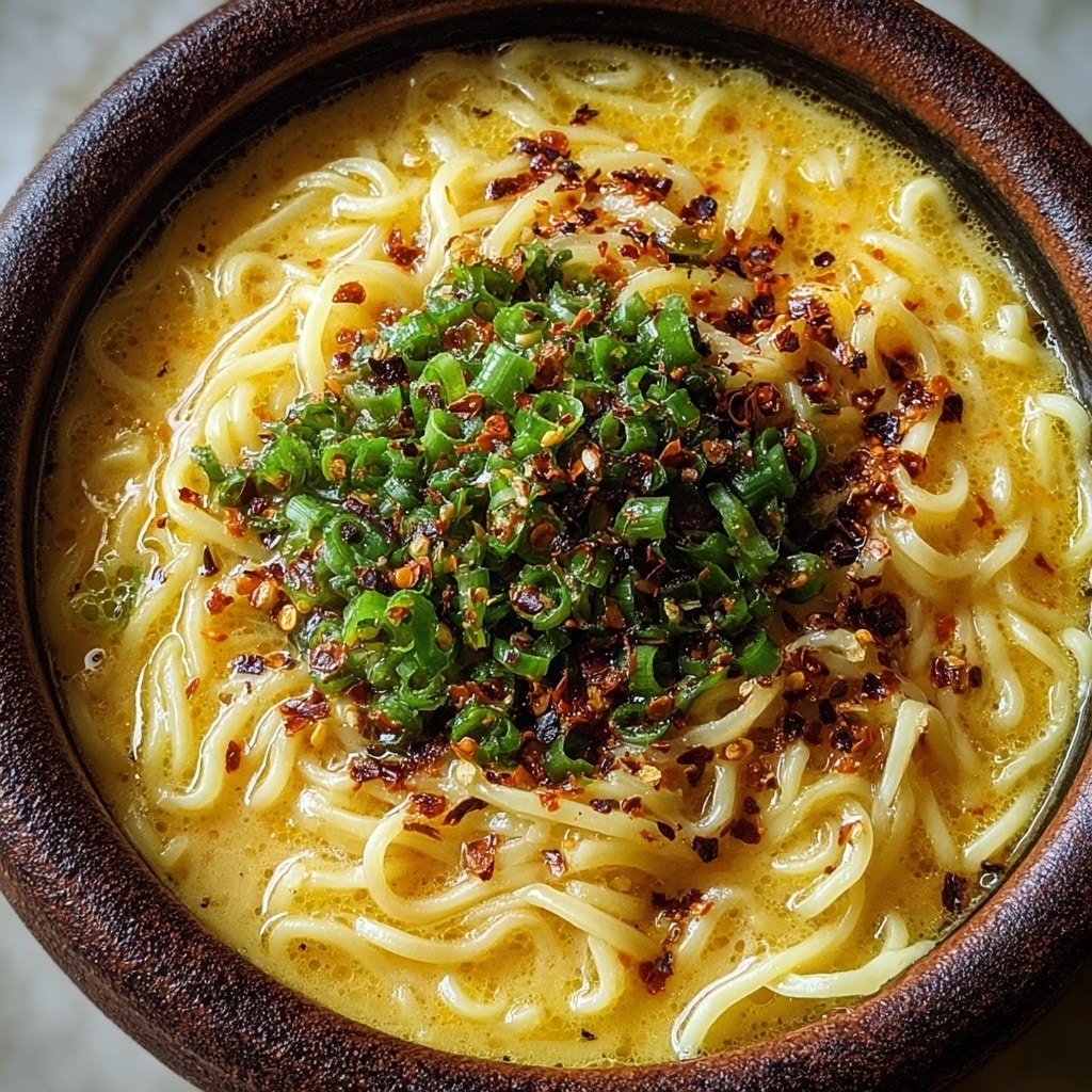 Cheesy Ramen Noodles: The Ultimate Comfort Food Recipe - Recipe Image