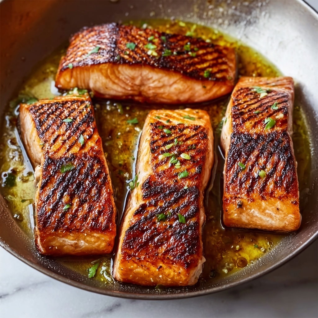 Sweet & Spicy Cajun Honey Butter Salmon Delight - Recipe Image
