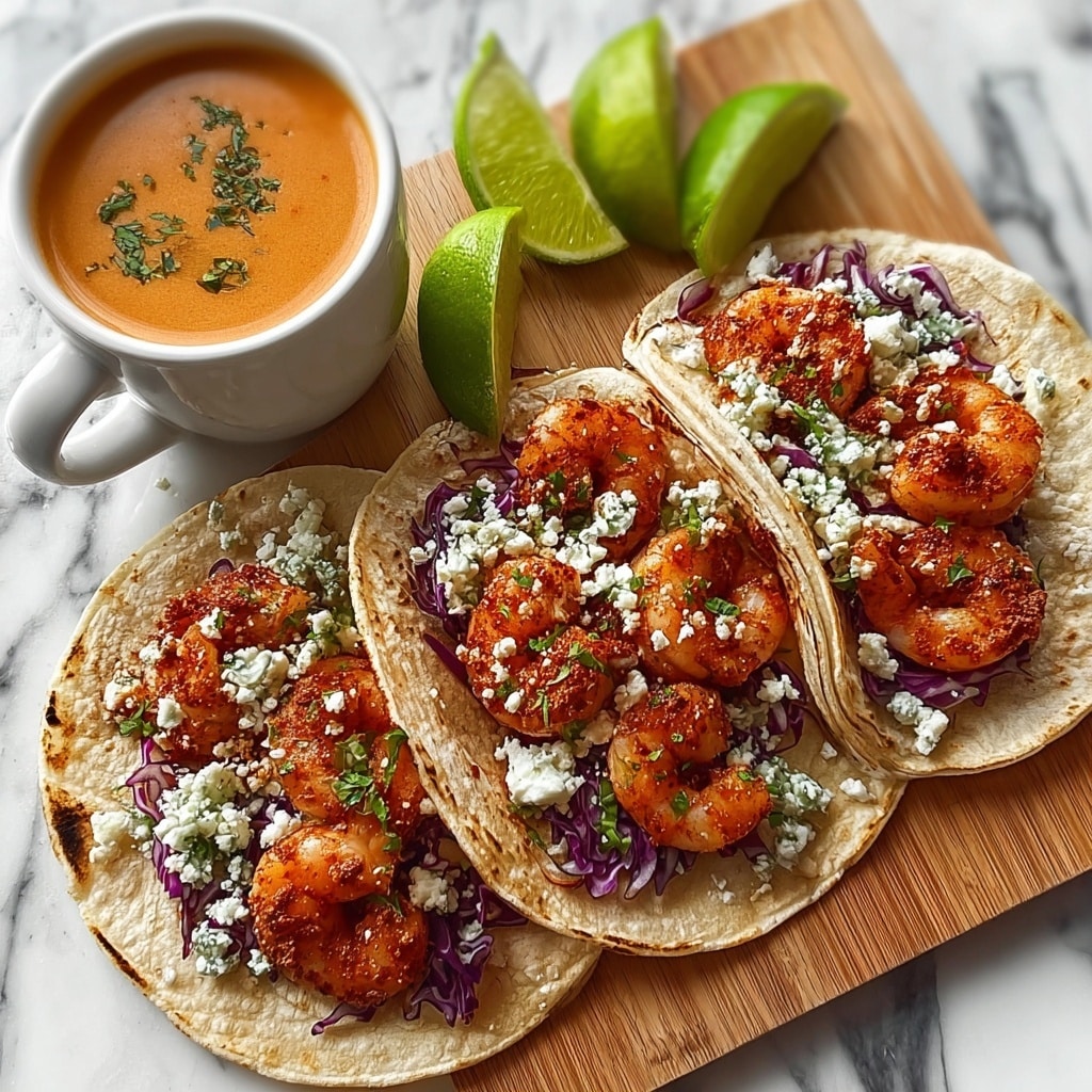 Mouthwatering Shrimp Tacos - Recipe Image