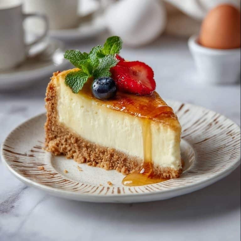 Cottage Cheese & Yogurt Egg Cheesecake