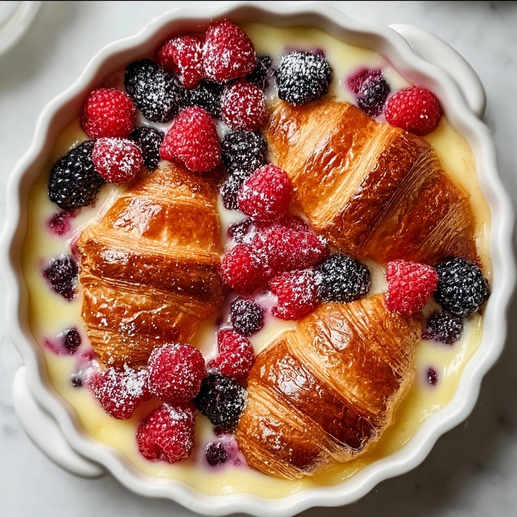 Berry Croissant Breakfast Bake Recipe - Recipe Image