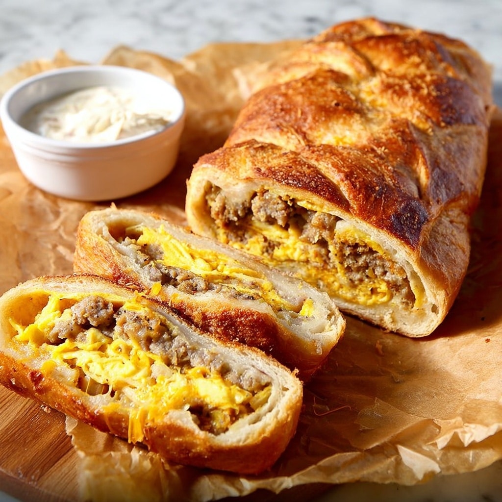 Breakfast Stromboli Recipe - Recipe Image