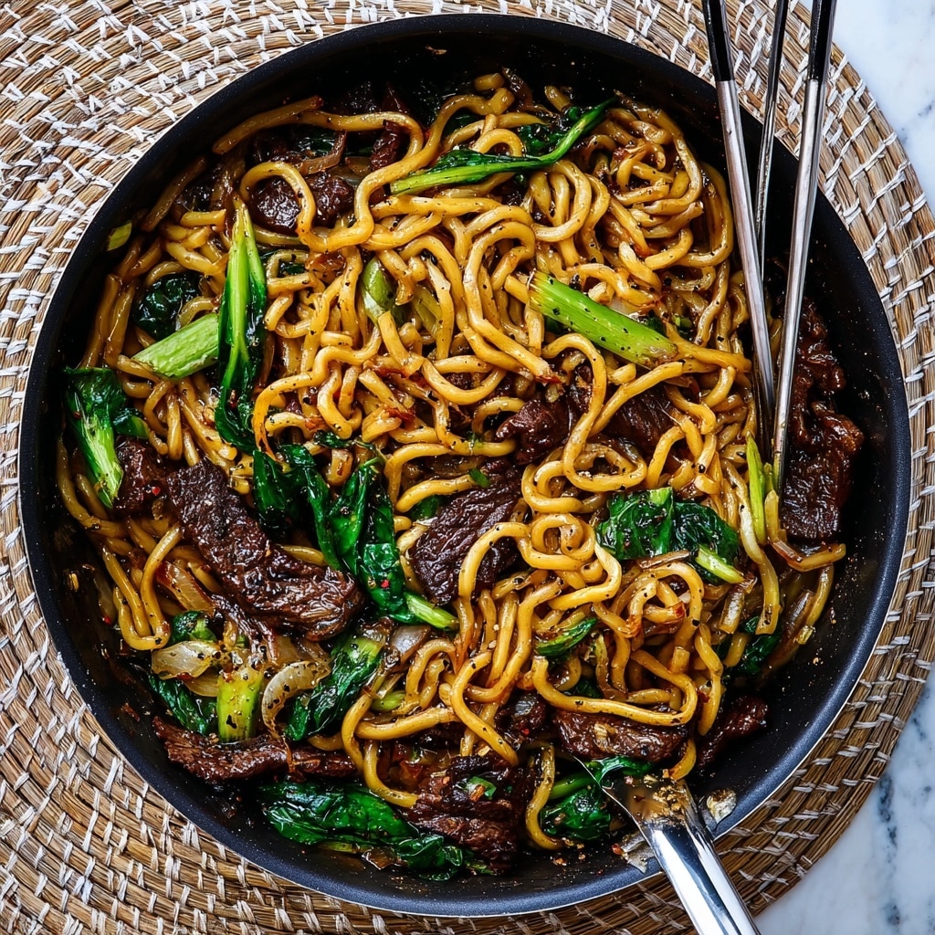 Black Pepper Beef Noodles Recipe - Recipe Image