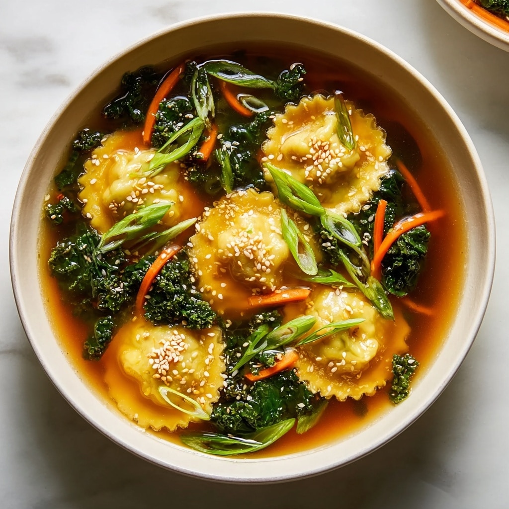 Comforting Beef Potsticker Soup: Delicious Bowl of Warmth Recipe - Recipe Image