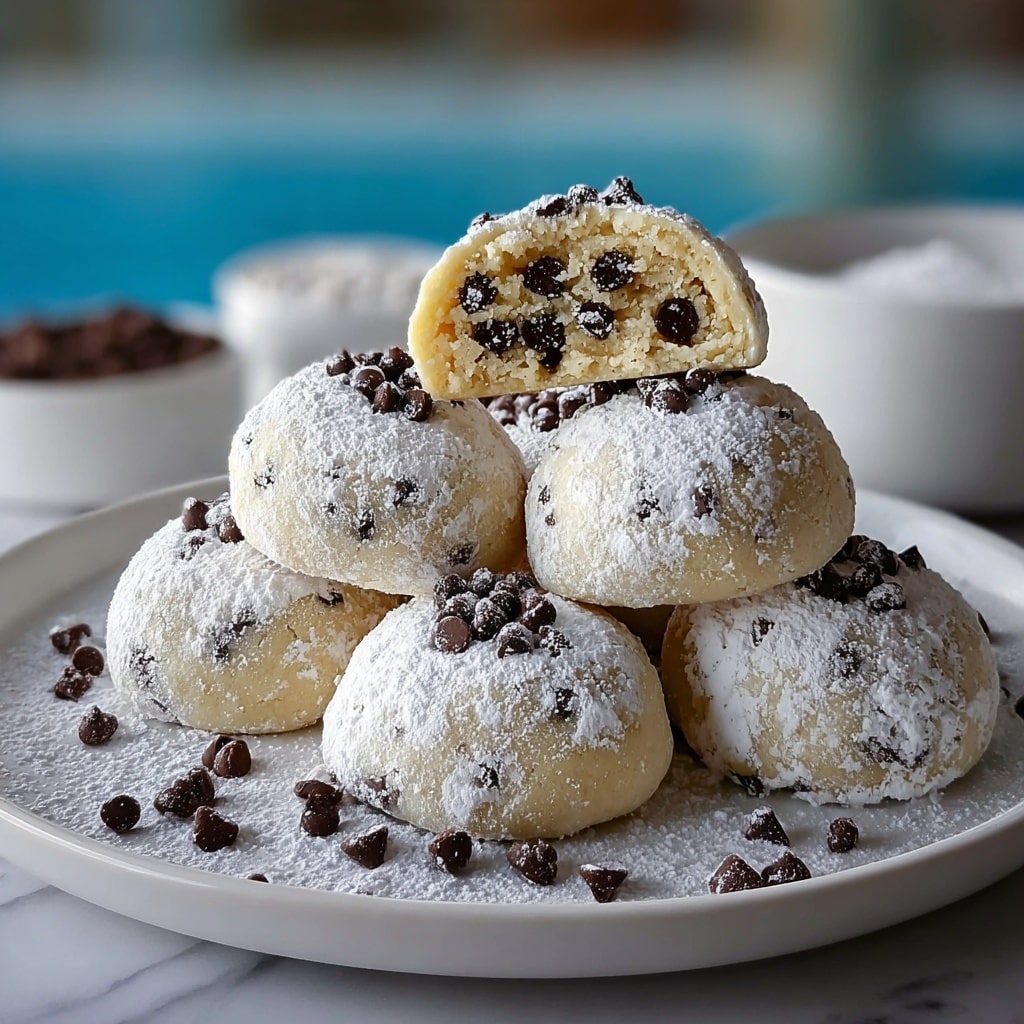 Chocolate Chip Snowball Cookies Recipe - Recipe Image
