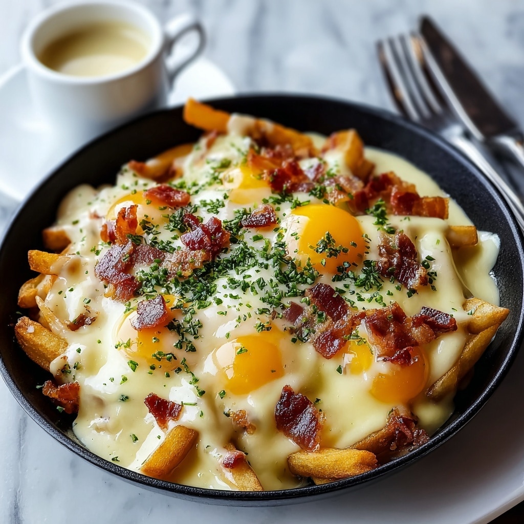 Breakfast Poutine with Hollandaise Sauce Recipe - Recipe Image