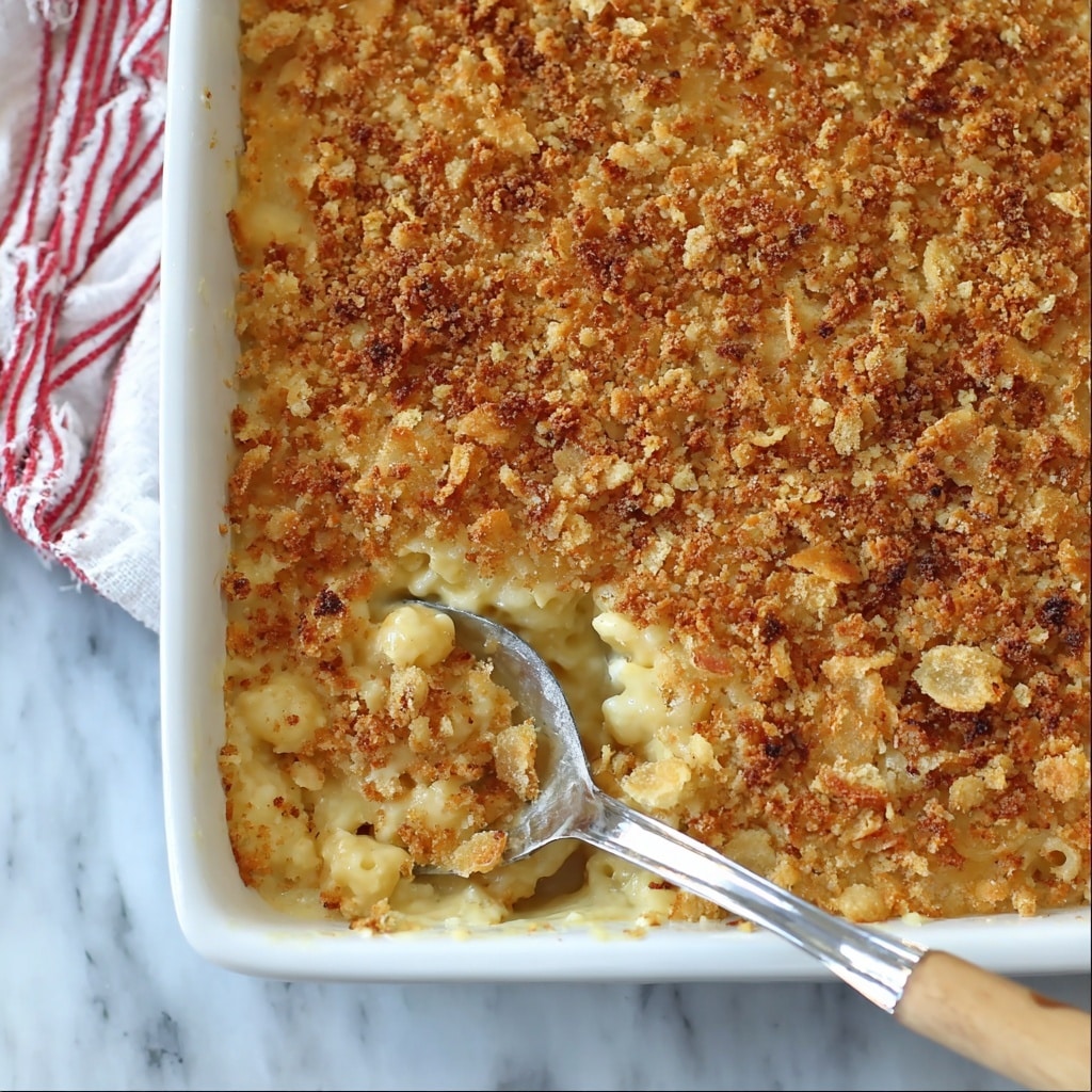 Baked Mac and Cheese with Cheez-It Crust Recipe - Recipe Image