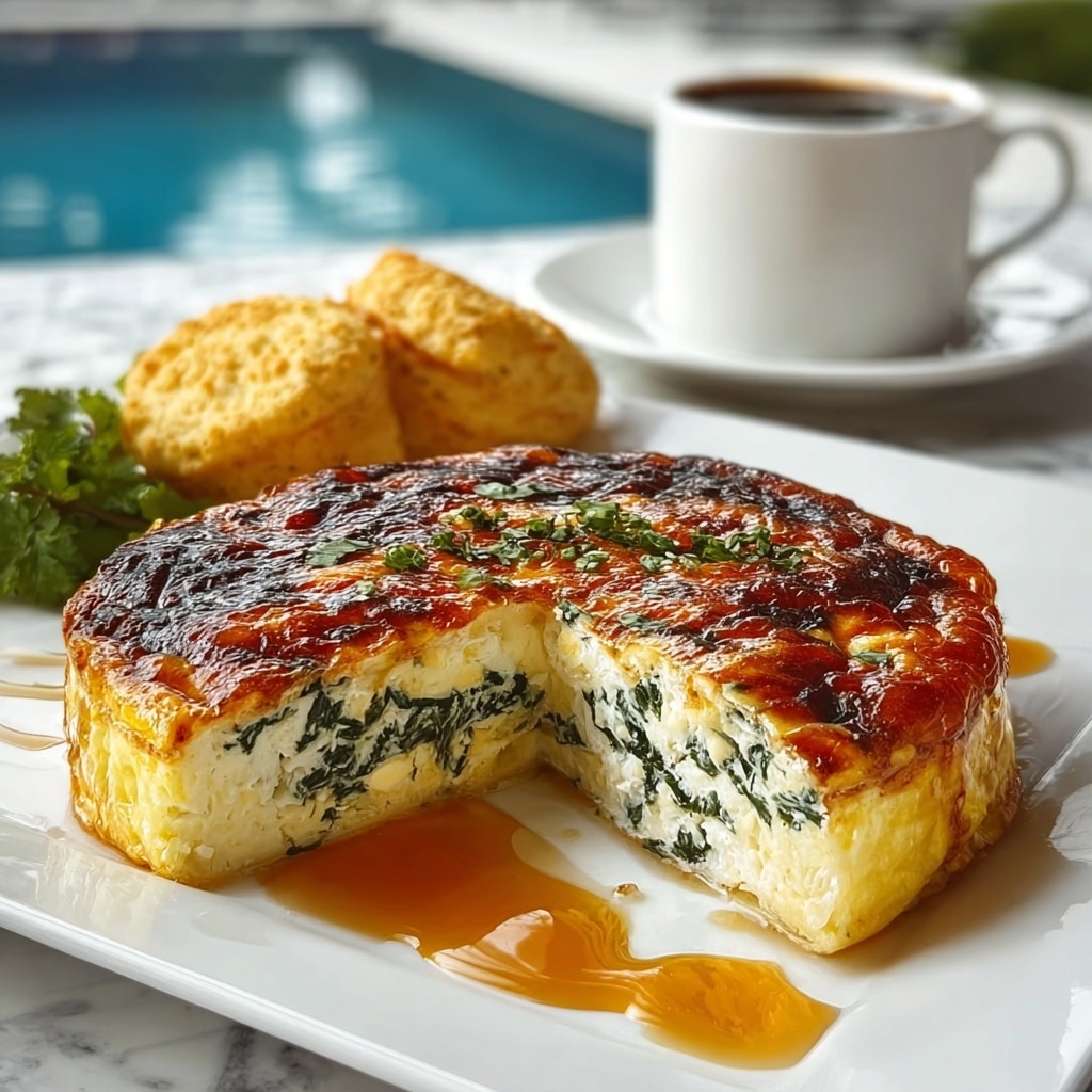 Easy Spinach and Cottage Cheese Breakfast Casserole Recipe - Recipe Image
