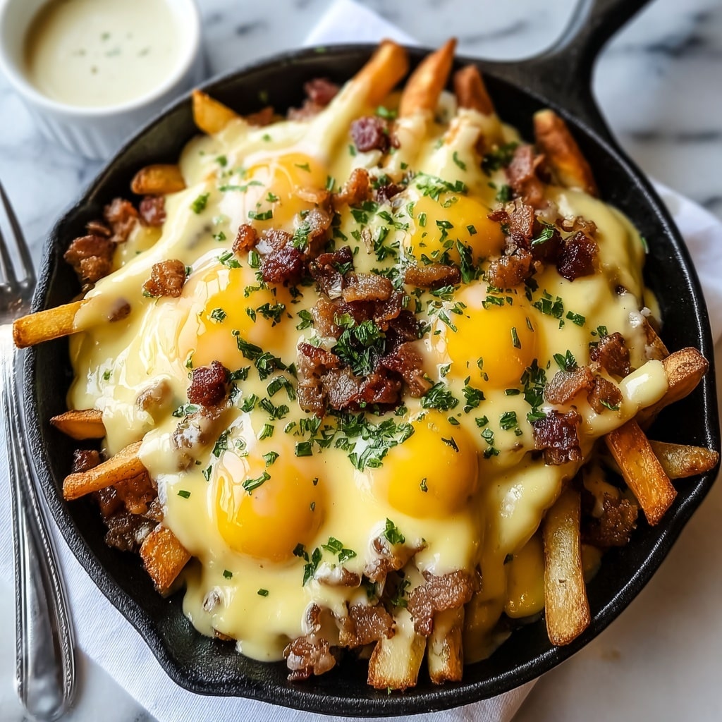 Breakfast Poutine with Hollandaise Sauce Recipe - Recipe Image