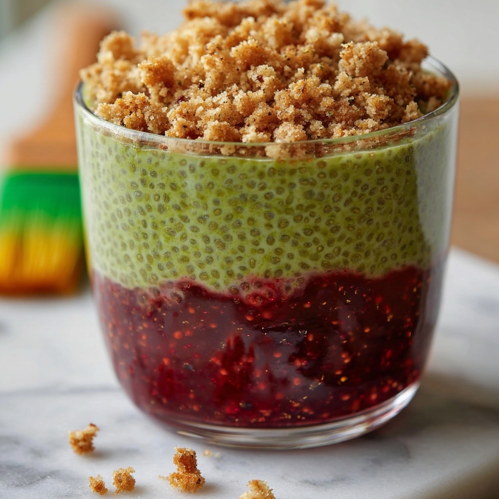 Matcha Cheesecake Chia Pudding Recipe - Recipe Image