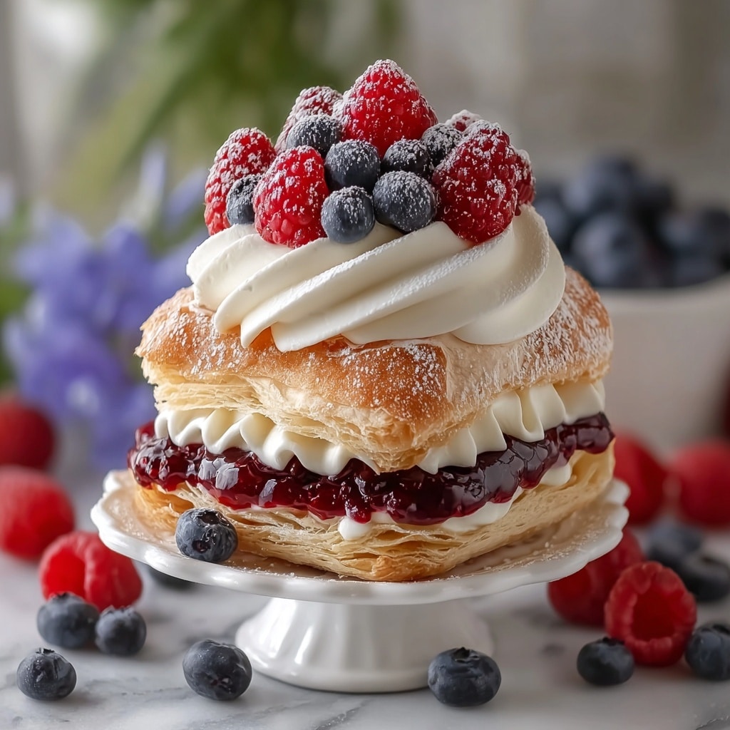 Berry Cream Pastry Cake: A Showstopper for Every Occasion Recipe - Recipe Image