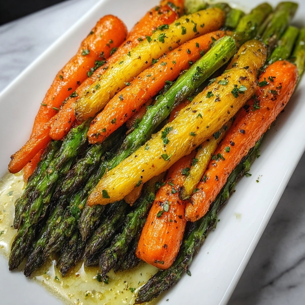 Roasted Asparagus & Carrots: Crispy, Golden Perfection! Recipe - Recipe Image