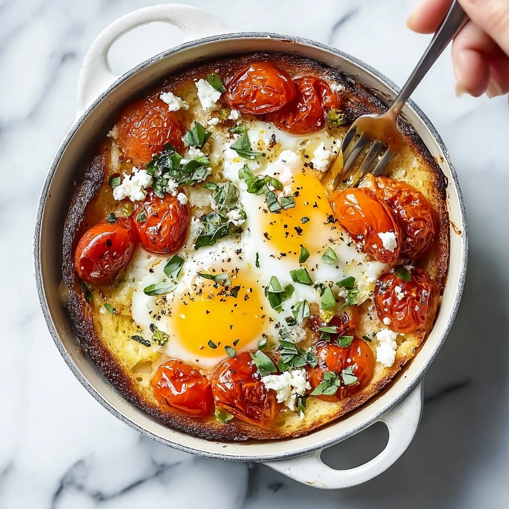 Baked Feta Eggs Recipe for a Flavor-Packed Brunch Delight Recipe - Recipe Image