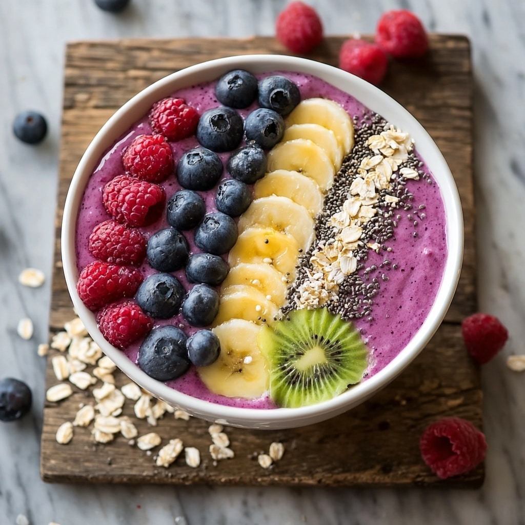 Energizing Breakfast Smoothie Bowl for a Vibrant Morning Boost Recipe - Recipe Image