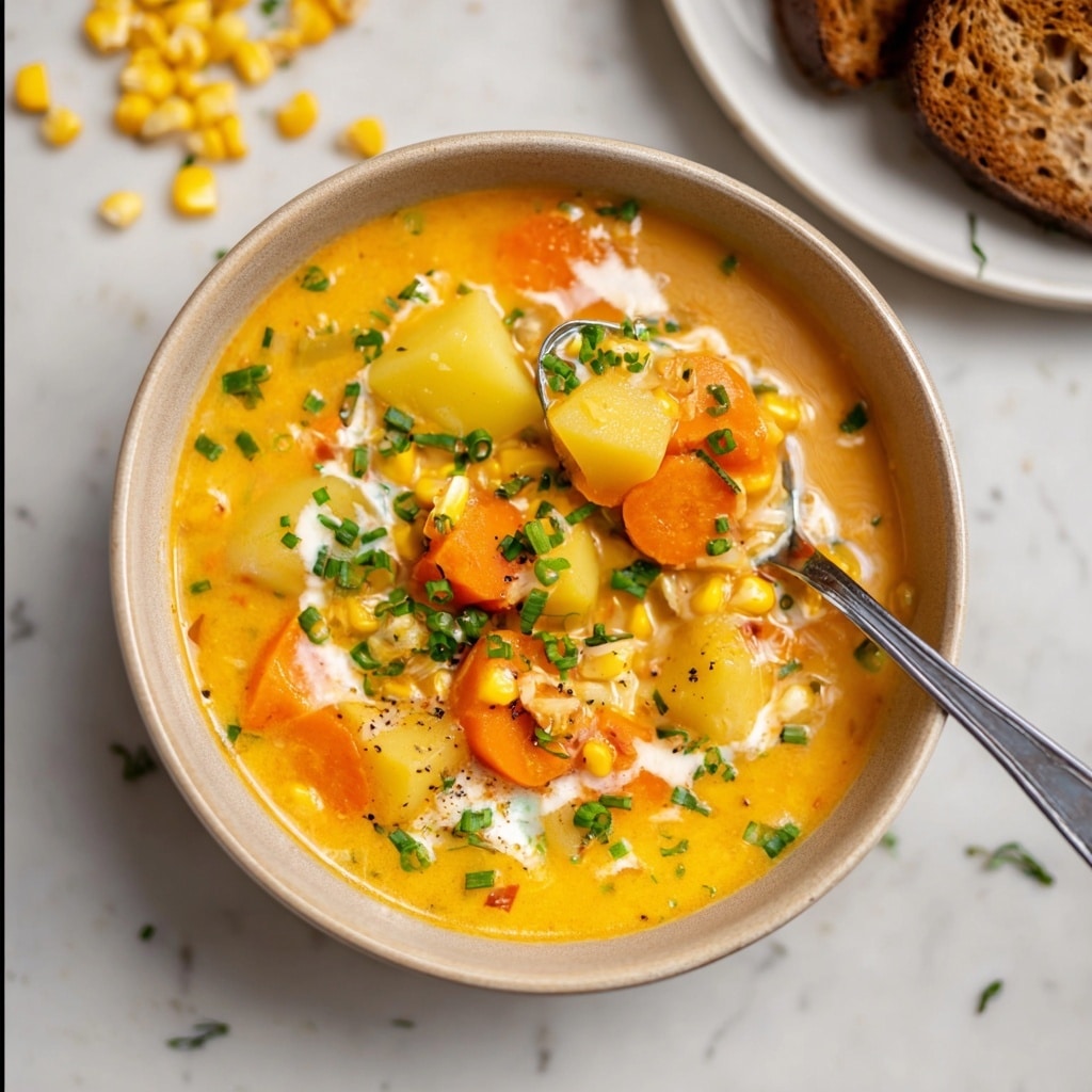 Creamy Chicken Corn Chowder Recipe - Recipe Image