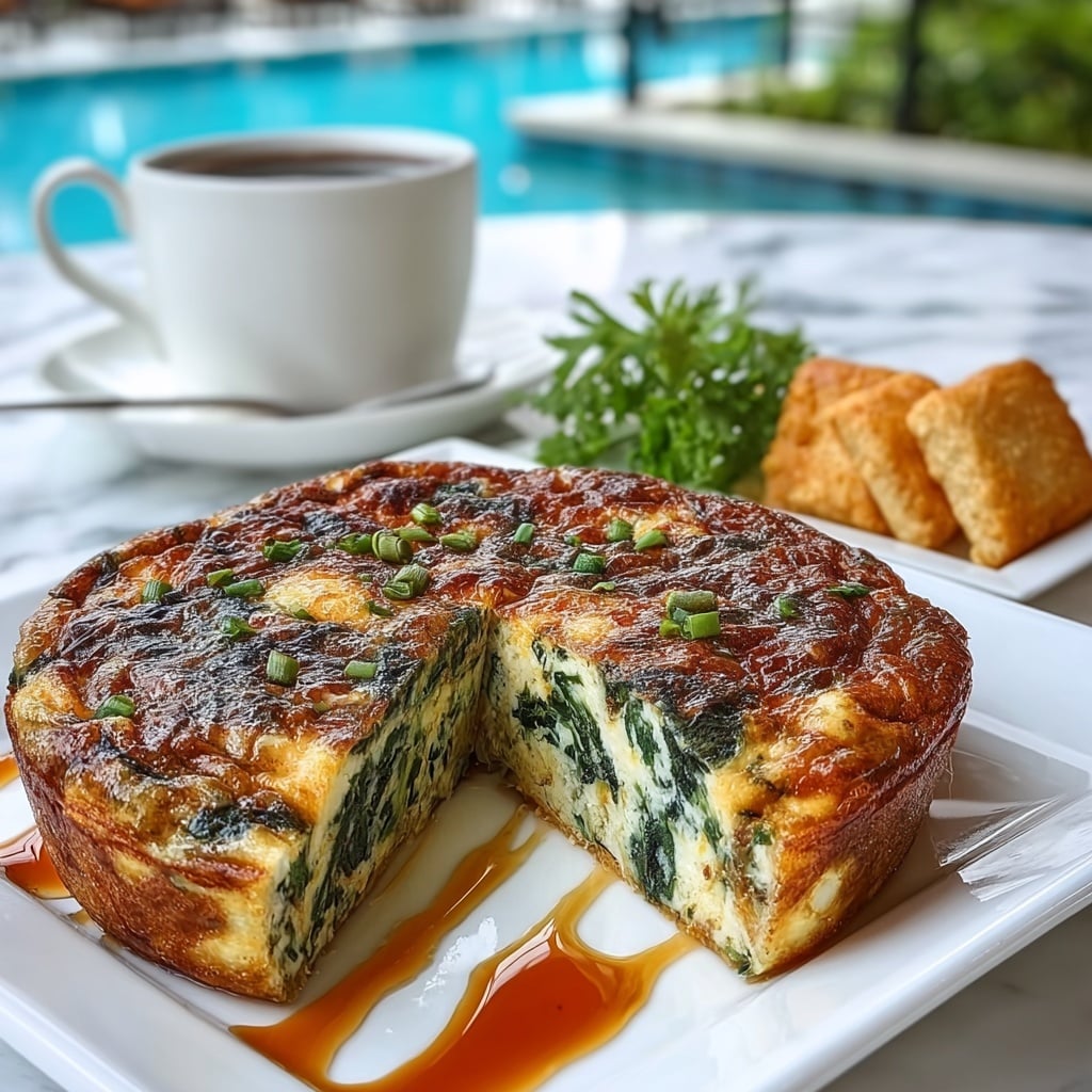 Easy Spinach and Cottage Cheese Breakfast Casserole Recipe - Recipe Image