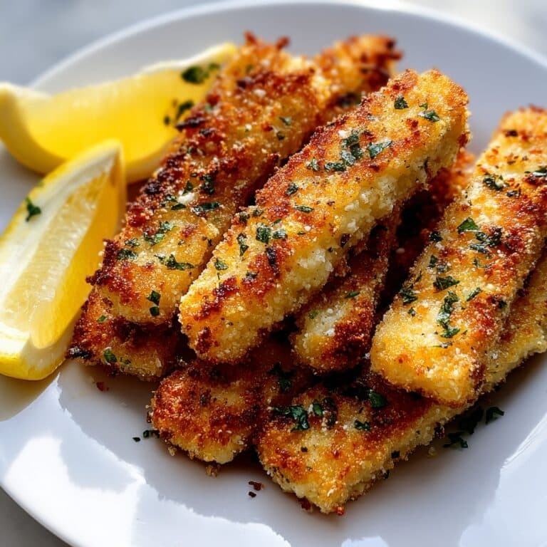 Lemon Garlic Parmesan Chicken Tenders Recipe