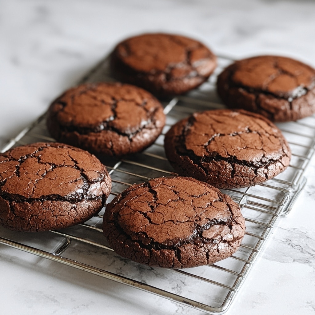 Fudgy Flourless Chocolate Cake Cookies Recipe
