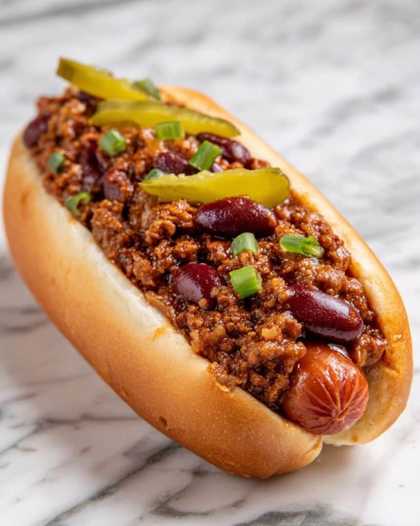 Crockpot Hot Dog Chili Recipe