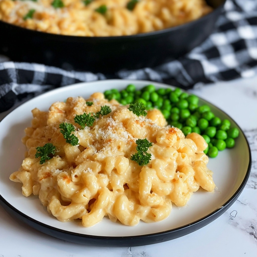 Parmesan Garlic Chicken Mac and Cheese Recipe