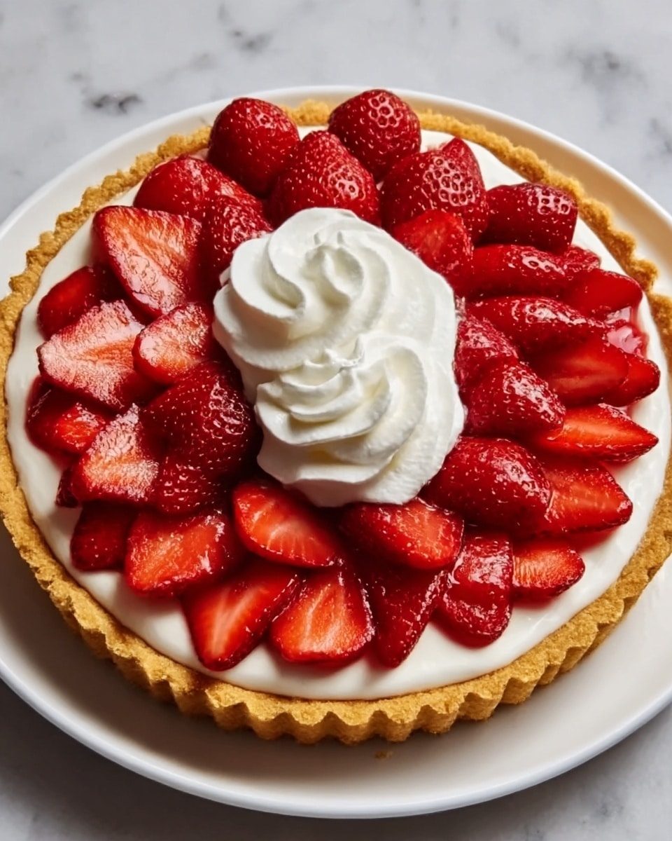 Strawberry Cheesecake Pie Recipe - Recipe Image