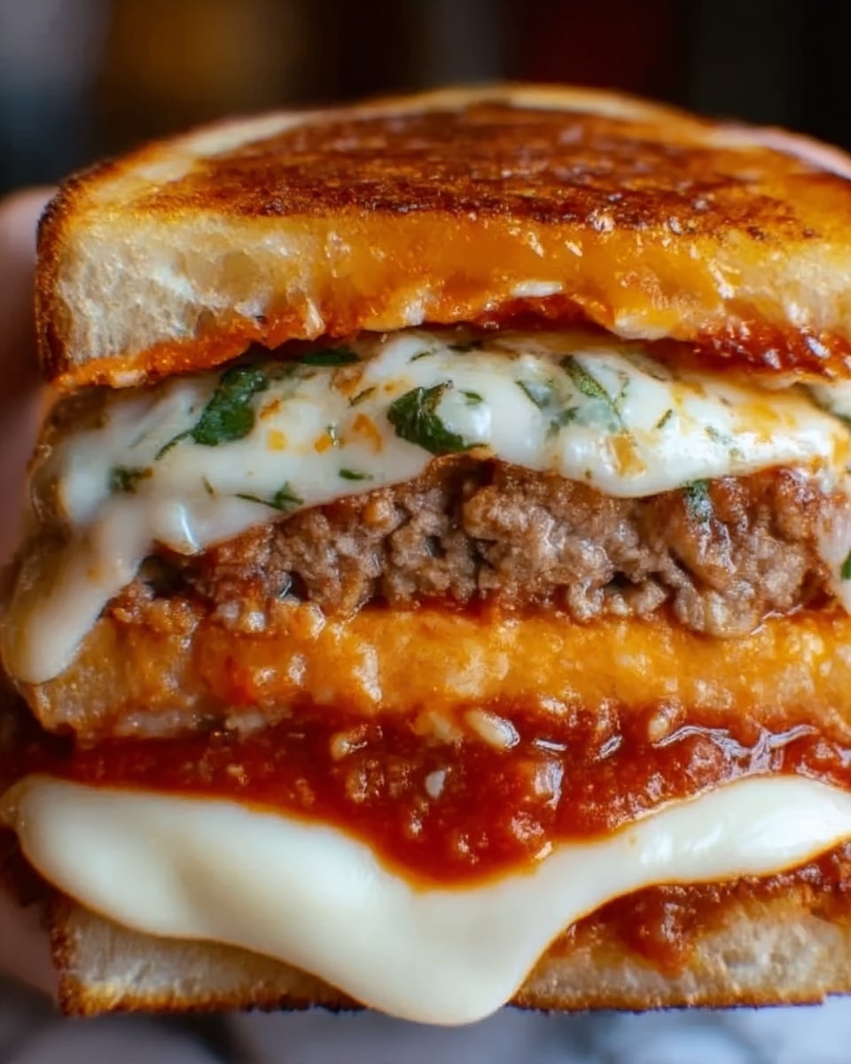 Lasagna Burger Recipe - Recipe Image
