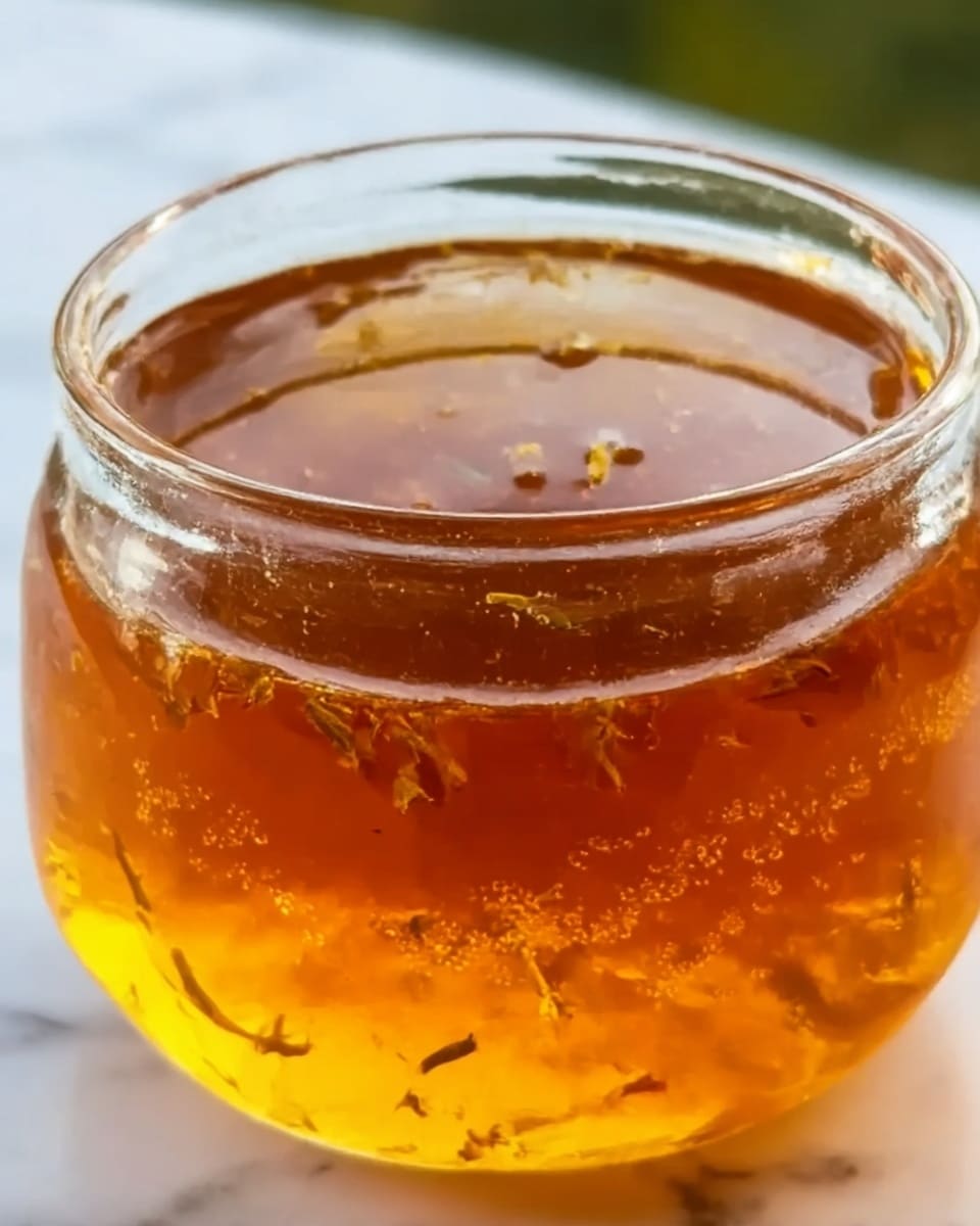 Homemade Dandelion Flower Syrup Recipe - Recipe Image