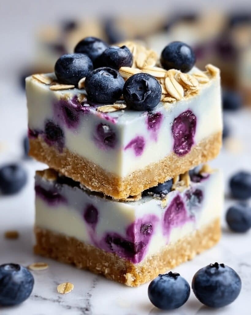Blueberry Muffin Fudge with Baked Oatmeal Topping Recipe
