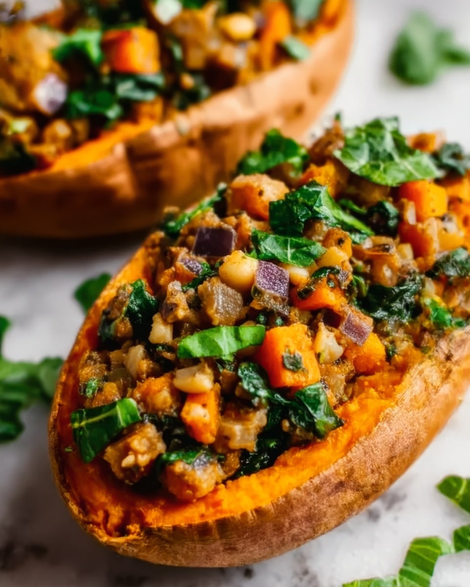 Stuffed Sweet Potatoes with Marshmallows and Cinnamon Recipe - Recipe Image