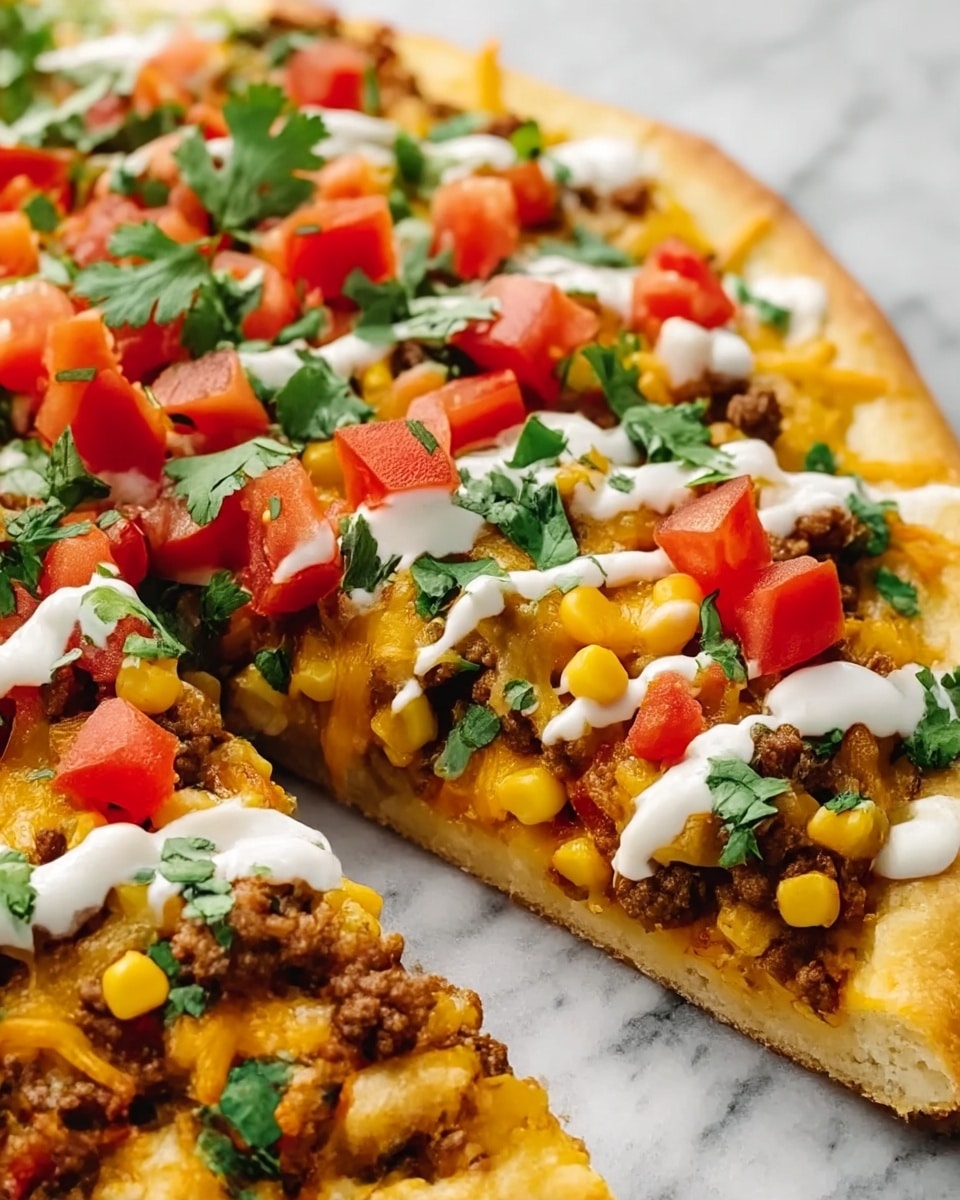 Taco Pizza Recipe - Recipe Image