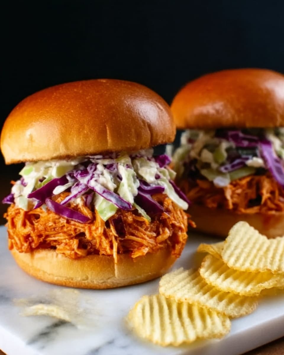 Crockpot BBQ Pulled Chicken Sandwiches Recipe - Recipe Image