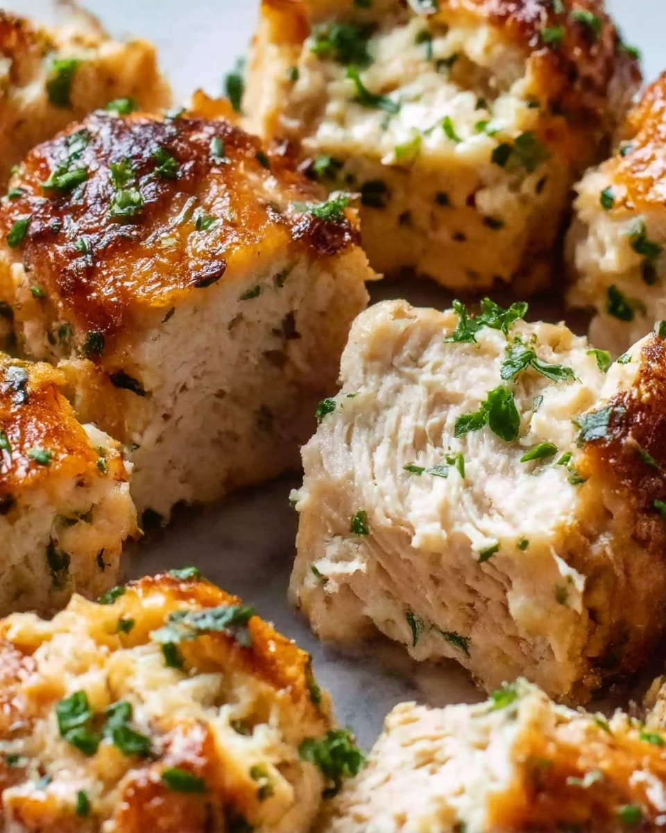 Chicken Alfredo Monkey Bread Recipe - Recipe Image