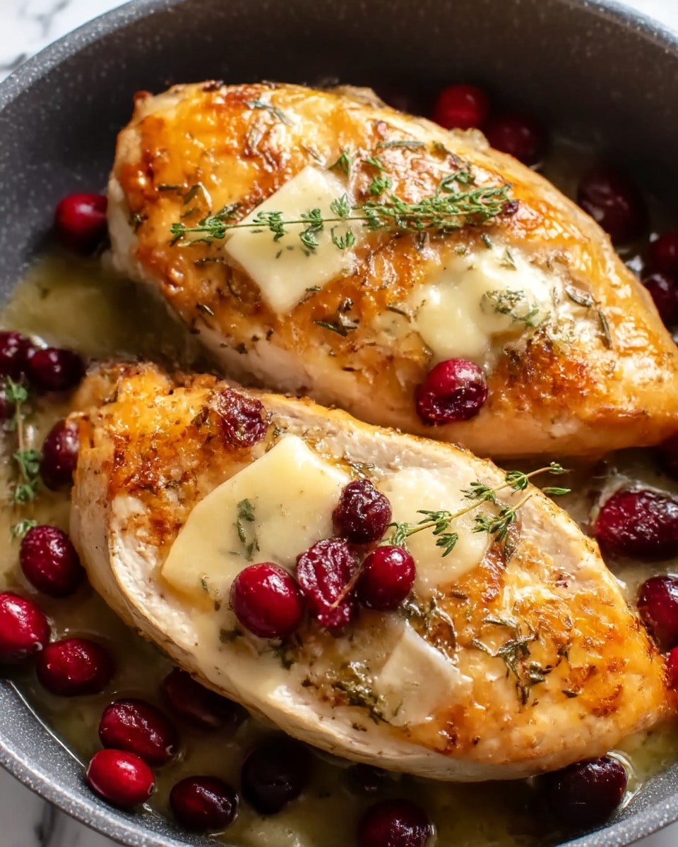 Impressive Cranberry Brie Stuffed Chicken Recipe - Recipe Image