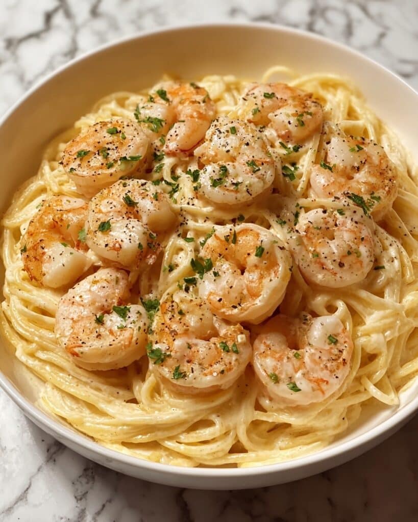 Juicy Mouthwatering Delicious Creamy Garlic Shrimp Recipe