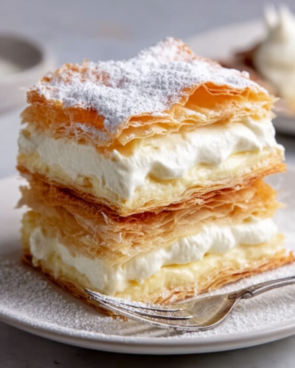 Karpatka Cake (Polish Carpathian Cream Cake) Recipe - Recipe Image
