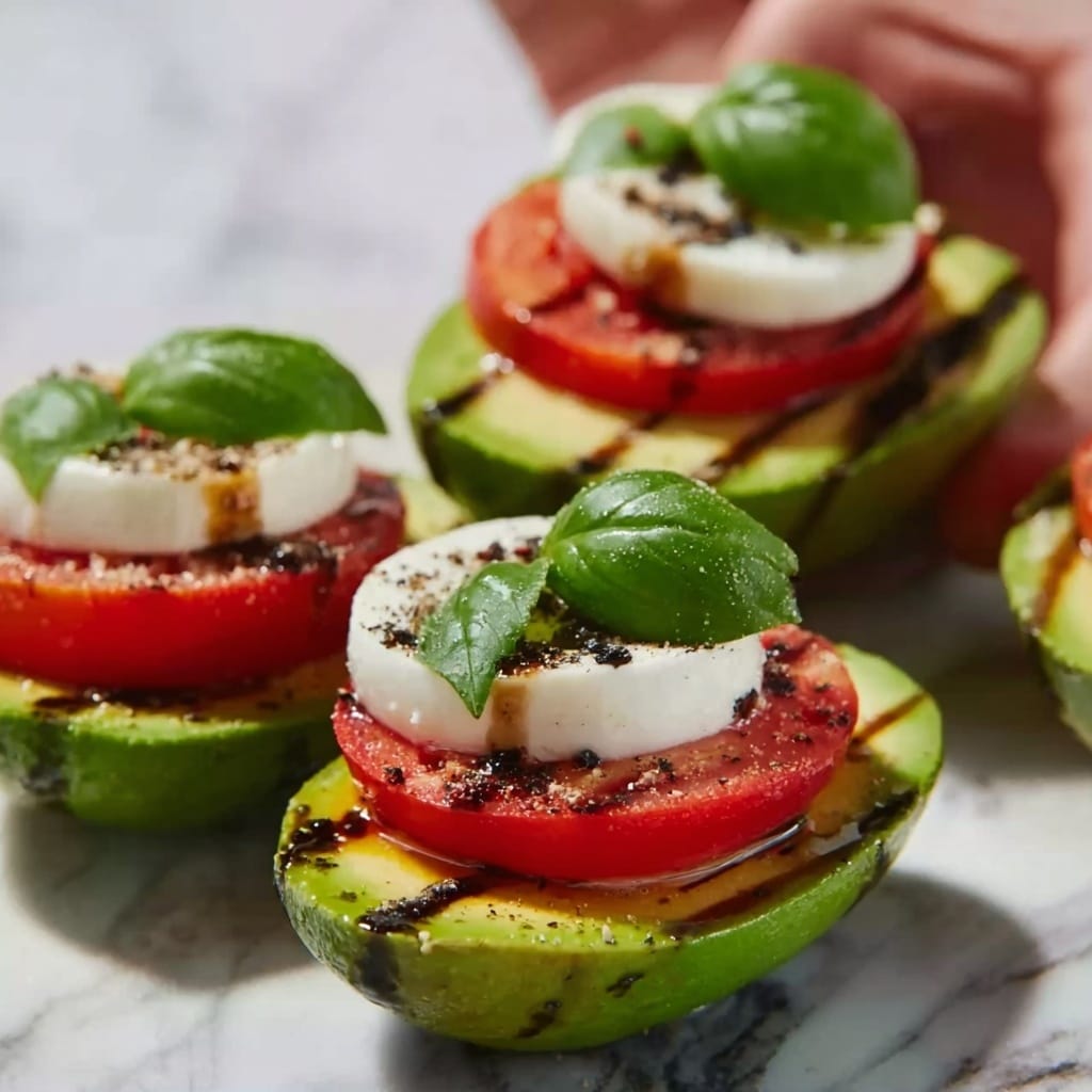Caprese Stuffed Avocados Recipe - Recipe Image