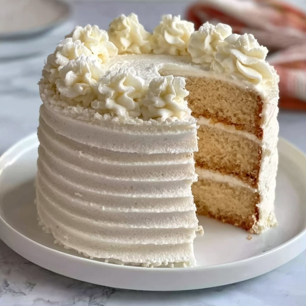Moist White Velvet Cake Recipe - Recipe Image